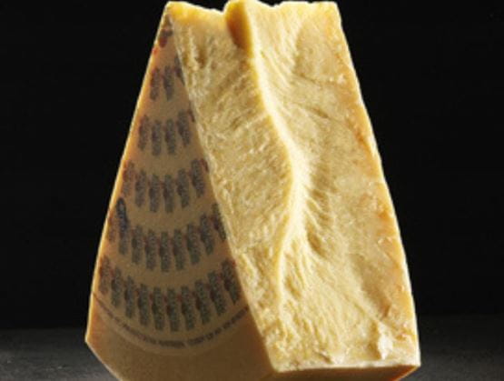Aged Sbrinz cheese from central Switzerland