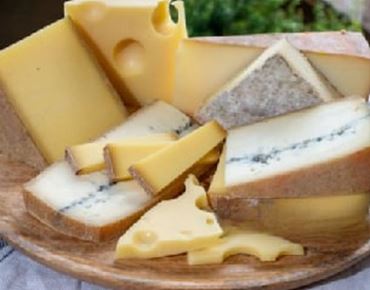 Picture of a cheese plate. 