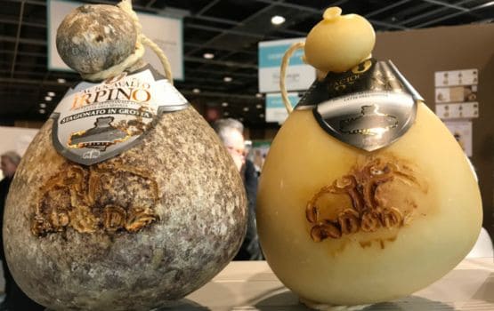 Image of the caciocavallo irpino cheese. 