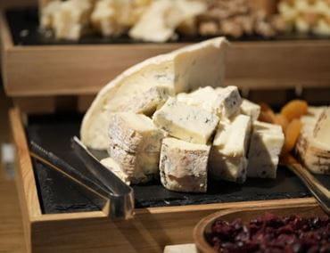 Cubes of Gorgonzola
