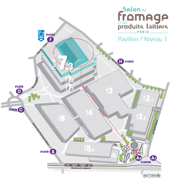 Map of Salon du Fromage