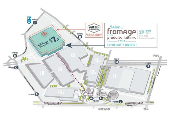 Plan du salon fromage 2026