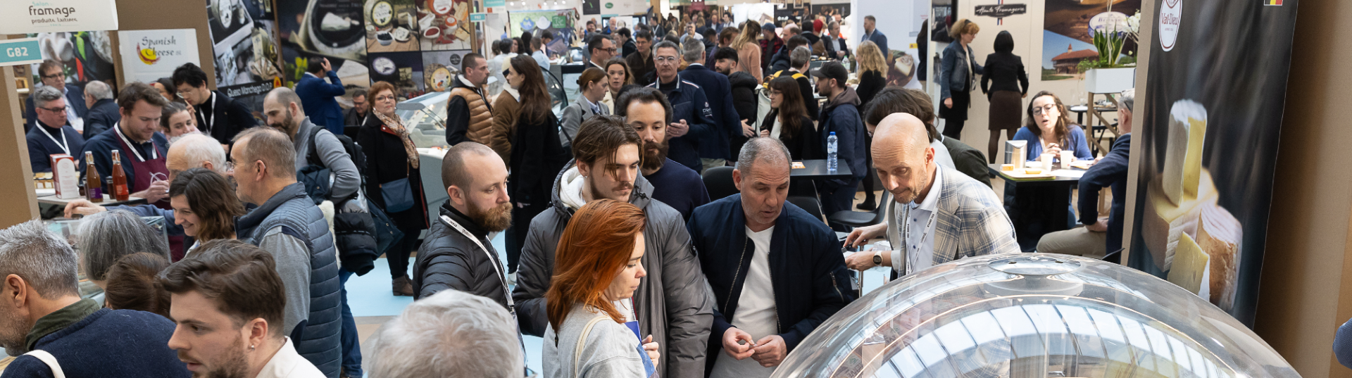 foule au salon du fromage