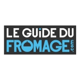 Logo du site Le Guide du Fromage avec texte noir et bleu.